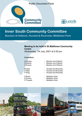 (Public Pack)Agenda Document for Inner South Community Committee
