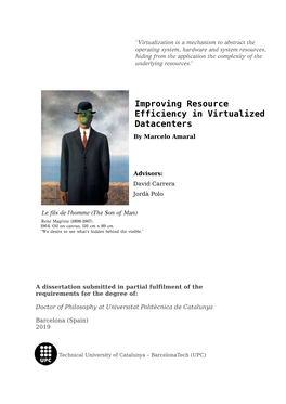 Improving Resource Efficiency in Virtualized Datacenters by Marcelo Amaral