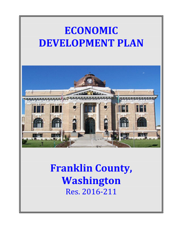 ECONOMIC DEVELOPMENT PLAN Franklin County, Washington