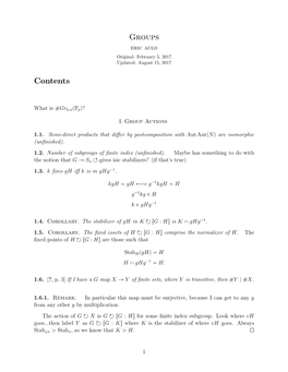 Primer on Group Theory