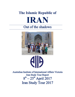 IRAN out of the Shadows
