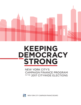 New York City's Campaign Finance Program in the 2017 Citywide