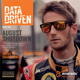 Avanade Helps Lotus F1 Team Manage the Shutdown