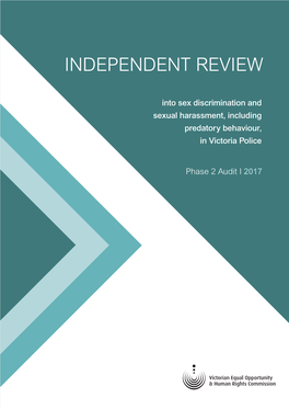 Independent Review Into Victoria Police