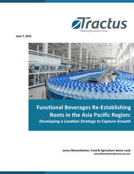 Functional Beverages Re-Establishing