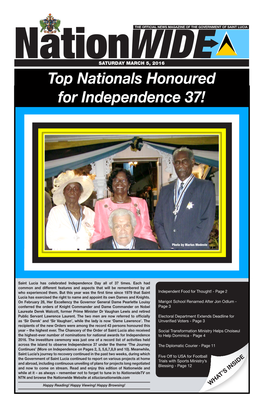 Top Nationals Honoured for Independence 37!