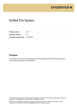 Unified File System