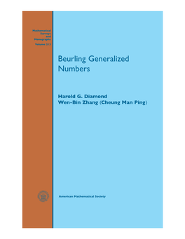 Beurling Generalized Numbers