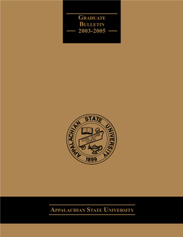 2003-2005 Graduate Bulletin