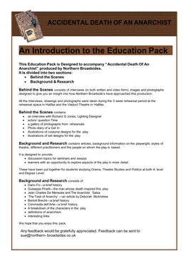 An Introduction to the Education Pack