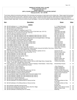 2012 Auction Master List.Xls