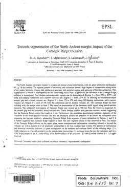 Impact of the Carnegie Ridge Collision