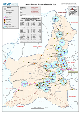 Amuru District - Access to Health Services Reference Date: June 2007