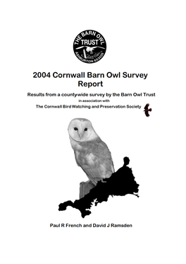 Cornwall Barn Owl Survey 2004