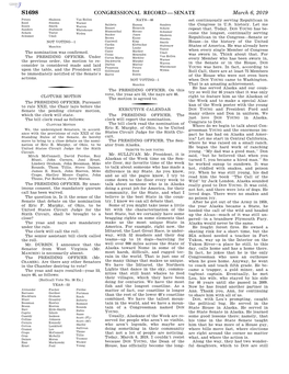 Congressional Record—Senate S1698