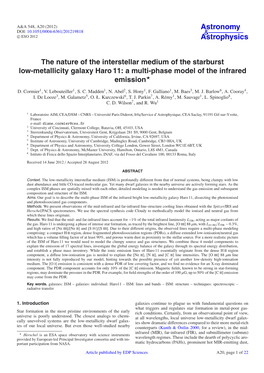 A Multi-Phase Model of the Infrared Emission