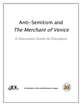 Anti-Semitism and the Merchant of Venice