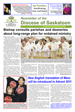 2011-05 Spring Edition of the Diocesan Newsletter