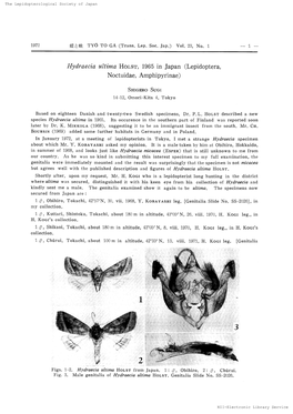 Holst, 1965 in Japan(Lepidoptera