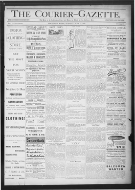 Courier Gazette : June 12, 1888