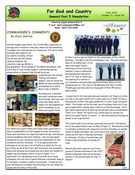 Seward Post 5 June 2014 Newsletter.Pdf