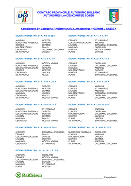 Promozione / Landesliga