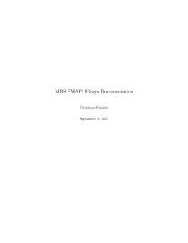 MBS FMAPI Plugin Documentation