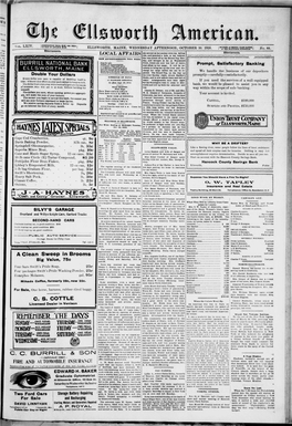 Ellsworth American : October 30, 1918