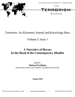 A Narrative of Heroes in the Head of the Contemporary Jihadist