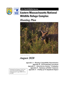 Eastern Massachusetts National Wildlife Refuge Complex Hunting Plan