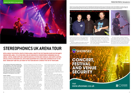 Stereophonics Uk Arena Tour