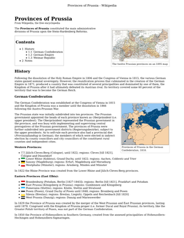 Provinces of Prussia - Wikipedia