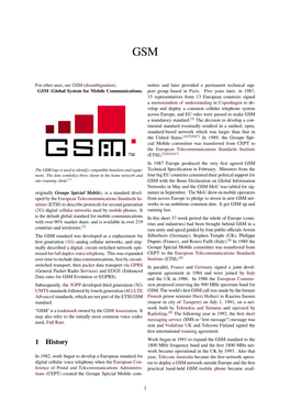 1 History 1800 Mhz Frequency Band and the ﬁrst 1800 Mhz Net- Work Became Operational in the UK by 1993