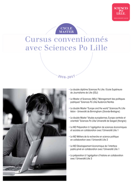 Cursus Conventionnés Avec Sciences Po Lille