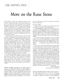 On the Rune Stone