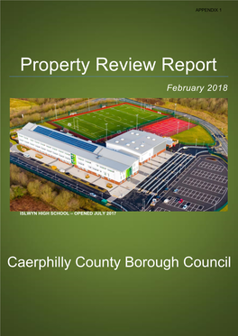 State of the Estate Report Was Produced in May 2016 Include