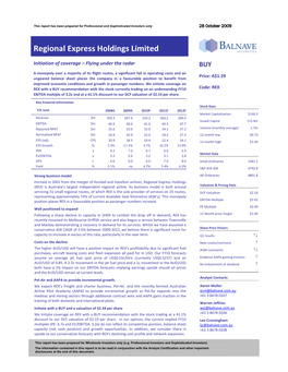 Regional Express Holdings Limited