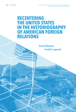Recentering the United States in the Historiography of American Foreign Relations