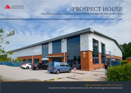 Prospect House Trentham Lakes, Gordon Banks Drive, Stoke-On-Trent, St4 4Tw