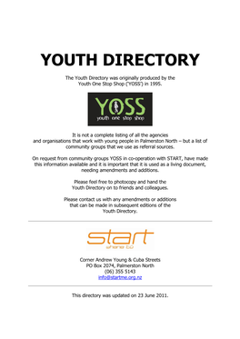 Youth Directory