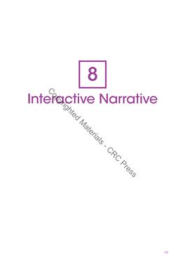 Interactive Narrative