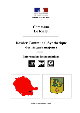 Commune Le Rialet Dossier Communal Synthétique Des Risques