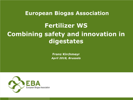 European Biogas Association