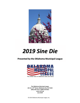 2019 Sine Die