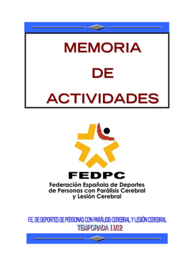 Memoria De Actividades 2011-2012