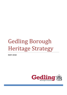 Gedling Heritage Strategy