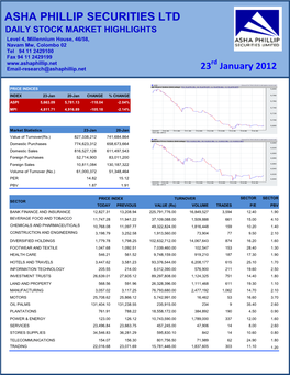 Asha Phillip Securities Ltd