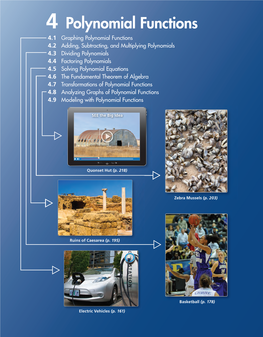 4 Polynomial Functions