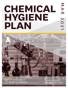 Chemical Hygiene Plan Ii Revised 03/2021 Table of Contents