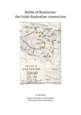 Battle of Kosturino: the Irish-Australian Connection